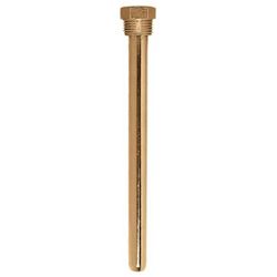 dompelbuis Caleffi enkel messing 1/2" Ø13mm